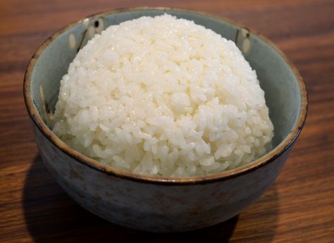 Sticky White Rice On The Stove, Korean White Rice, Rice On Stove, Healthy White Rice, Cooking Sushi Rice, Sticky White Rice, Vegan Korean Food, Rice Meals, White Rice Recipes