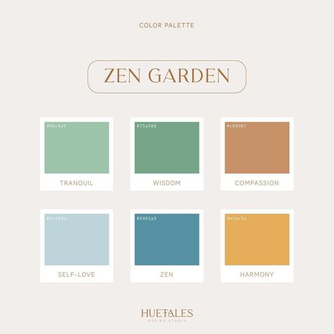 Color Palette - Zen Garden . . . . . . #colorpalette #color #art #blue #design #graphicdesign #colorinspiration #illustration… | Instagram Meditation Color Palette, Studio Color Palette, Zen Color Palette, Zen Colors, Instagram Visual, Studio Color, Visual Identity Design, Marketing Collateral, Graphic Design Studios