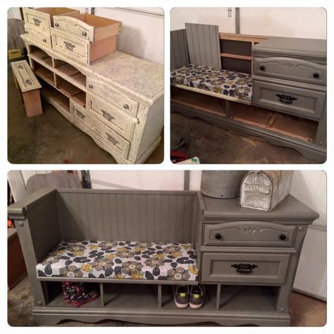 15 Dresser Makeovers That'll Make You Love Your Old Furniture Dressers Makeover, Reupholster Furniture, Hemma Diy, Diy Casa, Old Dressers, Refurbished Furniture, Flipping Furniture, Redo Furniture, Repurposed Furniture