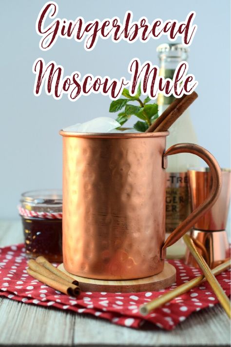 Festive Moscow Mule, Christmas Mules Ginger Beer, Gingerbread Moscow Mule, Thanksgiving Moscow Mule Recipe, Holiday Moscow Mule Recipe, Holiday Mules Cocktail Recipes, Winter Moscow Mule, Christmas Moscow Mule Recipe, Winter Mule Cocktail