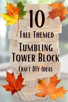 As an avid fan of Dollar Tree and budget crafting, I'm always on the hunt for new Dollar Tree DIY craft ideas—especially during the cozy fall season. This website showcases many of the autumn-inspired DIY crafts I've created using Dollar Tree materials. From pumpkin-themed decor to warm, rustic touches, I'm excited to share these projects with you. I hope they inspire you to craft your own unique, fall-themed creations!  #DollarTree #DollarTreeDIY #DollarTreeCrafts #FallCrafts Diy Jenga Blocks Ideas, Diy Dollar Tree Fall Decor, Dollar Tree Fall Decor Diy, Diy Pumpkins Crafts, Block Pumpkins, Jenga Blocks, Fall Decor Dollar Tree, Dollar Tree Fall, Diy Blocks