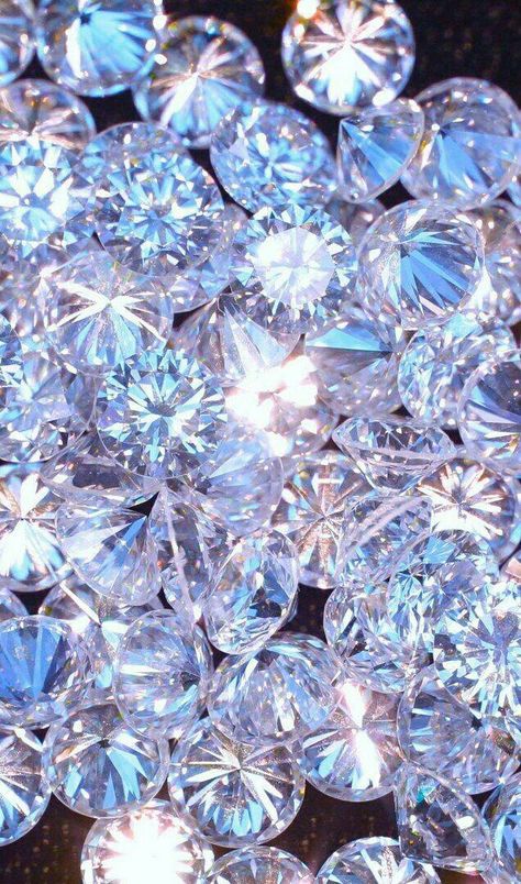 Beautiful Diamonds We Heart It, Diamonds, Glitter, Wallpapers, Beads, Crystals, Pattern, Blue, Beauty