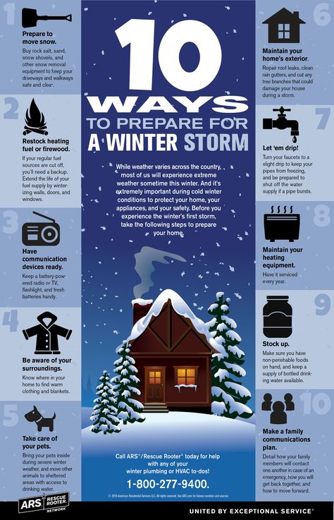 INFOGRAPHIC: 10 Ways to Prepare for a Winter Storm #SurvivalPreppingThingsTo Cold Winter Prepping, Prepare For Winter Storm, Ice Storm Preparation, How To Prepare For Winter, Prepping For Winter, Winter Emergency Kit For Home, Power Outage Hacks Winter Storm, Snow Storm Preparation, Blizzard Preparedness