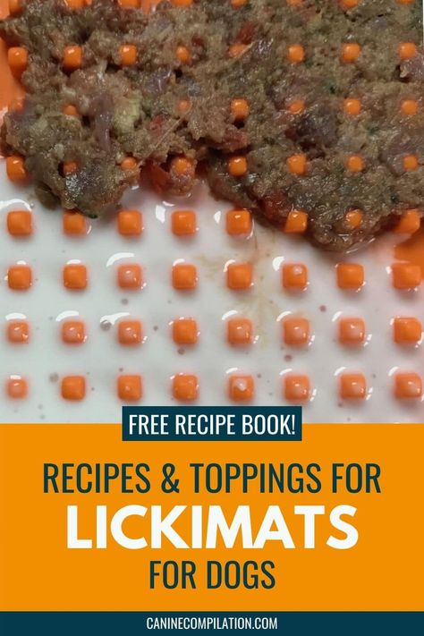 Tons of ideas for Lickimat toppings and recipes for dogs - get the free recipe book! Lickimat Recipes, Fresh Food Diet, Recipes For Dogs, Canine Enrichment, Puppy Ideas, Healthy Dog Treats Homemade, Frozen Dog, Inspector Gadget, Dog Enrichment