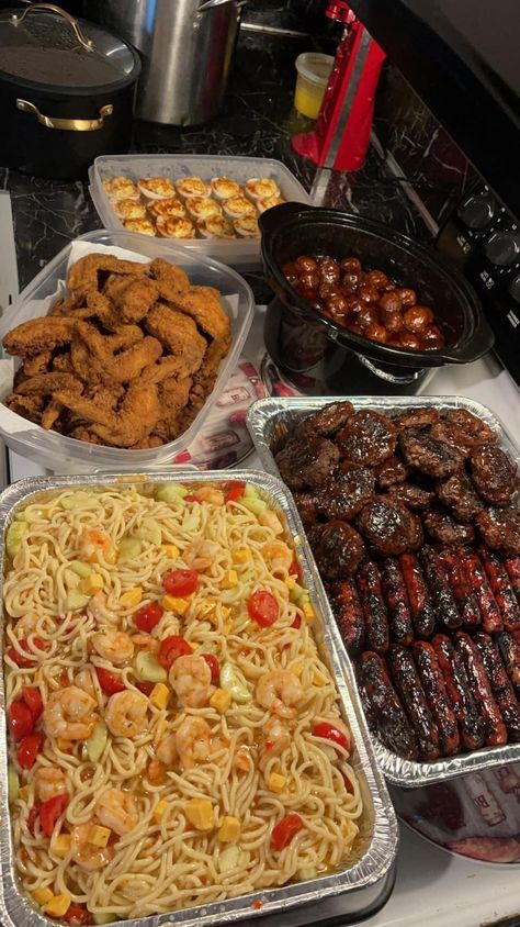 What’s the first thing... - Catering My Way With Willie J Cookout Side Dishes Black People, Graduation Cookout, Soul Food Catering, Breakfast Brunch Party, Gender Reveal Food, Brunch Catering, Fun Meals, Breakfast Catering, Outdoor Graduation