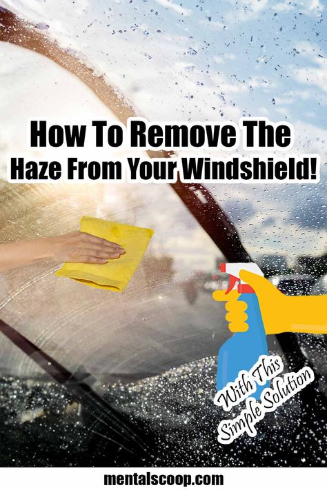 How To Remove The Haze From Your Windshield With This Simple Solution! We've all been there – you hop into your car on a chilly morning, ready to conquer the day, only to be greeted Clean Inside Windshield, Forearm Workout At Home, Clean Car Windshield, Cleaning Car Windows, Car Window Cleaner, Clean Windshield, Windshield Cleaner, Mirror Cleaner, Best Cleaner