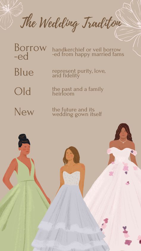 Wedding Traditions Something Blue, Some Old Something New Something Borrowed Something Blue, Something Old New Borrowed And Blue Poem, Bride Something Borrowed Ideas, Old Wedding Traditions, Type A Bride, Something Old Something New Something Borrowed Something Blue, Wedding Something Old New Borrowed Blue, Cute Wedding Traditions