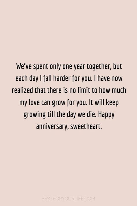 Wishes for your husband on your first anniversary. Letter For One Year Anniversary, Love Quotes For Him On Anniversary, Happy Meeting Anniversary, Happy Anniversary Ideas For Him, 1st Anniversary Caption For Boyfriend, Cute 1 Year Anniversary Quotes, First Love Anniversary Quotes, 1st Relationship Anniversary Wishes, Anniversary Wish To Boyfriend