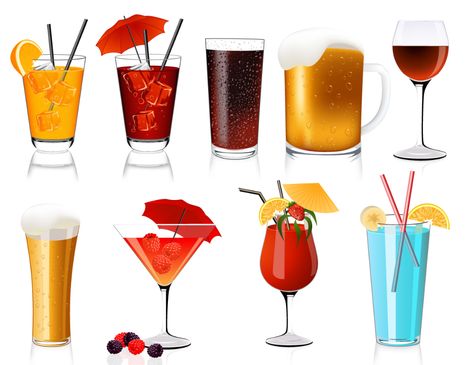 Free Alcoholic Drinks Cliparts, Download Free Clip Art, Free Clip Art on Clipart Library Catering Food Displays, Types Of Cocktails, Types Of Glassware, Drink Glasses, Catering Display, Drink Bar, Dont Drink And Drive, Glassware Drinking, Healthy Toddler Meals