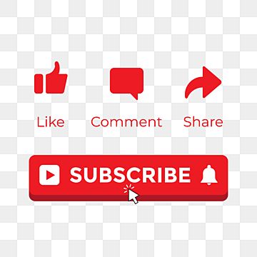 Youtube Png Icon, Like Logo Youtube, Like Comment Subscribe Button, Youtube Illustration, Youtube Logo Png, Youtube Video Ads, Youtube Icon, Video Design Youtube, Reka Bentuk Grafik