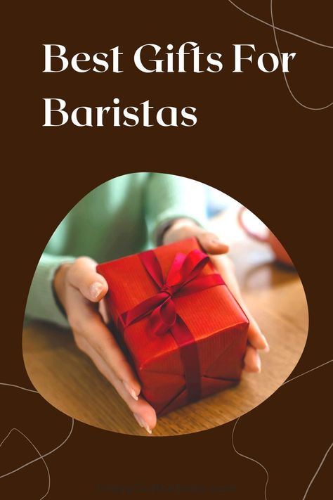 Baristas live, breathe, and of course, drink coffee. But how can you pick the best gifts for baristas who know so much about this drink? This list features awesome presents for the special barista in your life, whether they are your partner, close friend, or your favorite staff member at your go-to coffee shop. Any of these coffee gifts is sure to bring a smile to their face! #coffee #giftideas Portable Espresso Maker, Diy Coffee Station, Coffee Pins, Barista Gift, Coffee Scale, Farmhouse Coffee Bar, Diy Coffee Bar, Coffee Roastery, Amazon Coffee