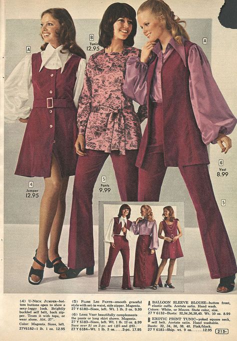 Aldens catalog 70s 70s Fashion Magazine, Decades Fashion, Groovy Fashion, Fashion Decades, 60s 70s Fashion, 60s And 70s Fashion, 70s Women, 70s Inspired Fashion, 70s Outfits