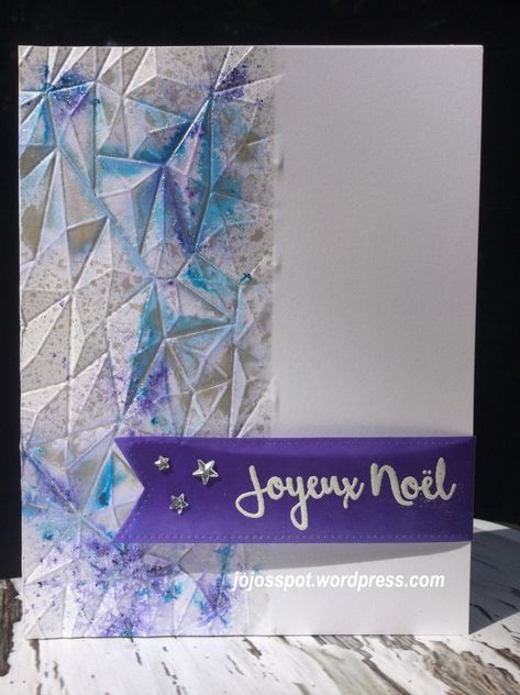 Diamond Christmas Diamond Christmas, Sketches Challenge, Card Backgrounds, Liquid Pearls, Jo Jo, We R Memory Keepers, Art Corner, Christmas Theme, Embossing Folder