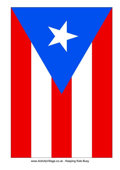 Download this free printable Puerto Rico template A4 flag, A5 flag, 8 and 21 flags on one A4page. Easy to use in your designs to make them country specific. Flag Room Decor, Pr Flag, Puerto Rico Map, Custom Dominoes, Spanish Flags, Puerto Rico Trip, Florida Flag, Flag Template, Flag Printable