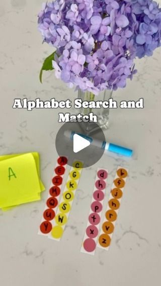 Erin- Kids Bookstagrammer 💓📚 on Instagram: "Alphabet Search and Find 🔍

Practice letter identification with movement! This is also an easy activity to differentiate. All you need are sticky notes and dot stickers.

👉🏼 follow  @booksandsmiles for more learning tips📚💓" Dot Stickers, Letter Identification, Learning Tips, Easy Activities, Search And Find, Reading Ideas, Sticky Notes, Alphabet, Dots