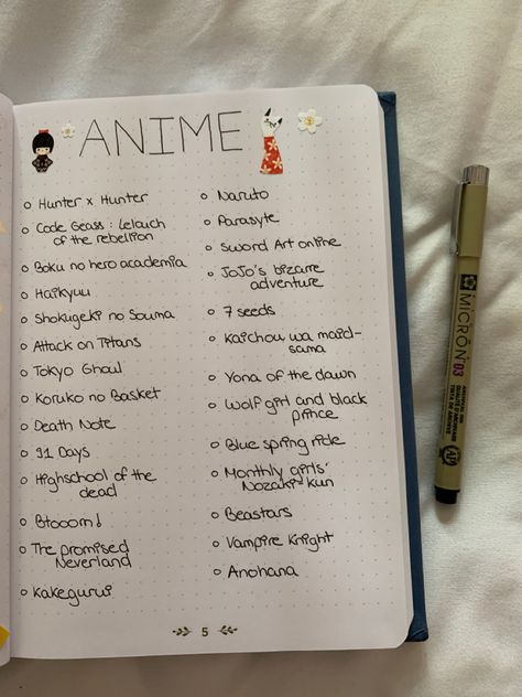 Great Anime To Watch, Anime Lists To Watch, Anime Series List To Watch, Anime List Aesthetic, List Of Anime To Watch, Anime Watchlist Journal, Anime Show List, Watchlist Journal Ideas, Anime List Journal