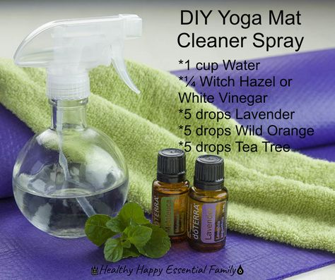 Diy Yoga Mat Cleaner Essential Oils, Yoga Mat Cleaner Essential Oils, Yoga Mat Essential Oil Spray, Homemade Yoga Mat Cleaner, Yoga Mat Spray Diy, Yoga Mat Spray Essential Oils, Diy Yoga Mat Cleaner, Diy Yoga Mat, Using Lavender