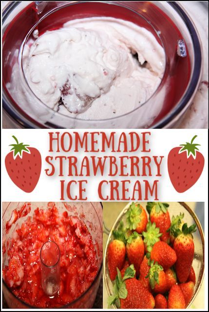 Homemade Strawberry Ice Cream Kitchen Aid Ice Cream Recipes, Homemade Ice Cream Recipes Machine, Kitchen Aid Ice Cream, Homemade Strawberry Ice Cream, Strawberry Ice Cream Recipe, Ice Cream Recipes Machine, Cuisinart Ice Cream, Cuisinart Ice Cream Maker, Ice Cream Maker Recipes