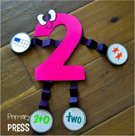 Number Crafts, Prek Math, Math Crafts, Math Number Sense, Teaching Numbers, Numbers Preschool, Math Numbers, Learning Numbers, Number Sense