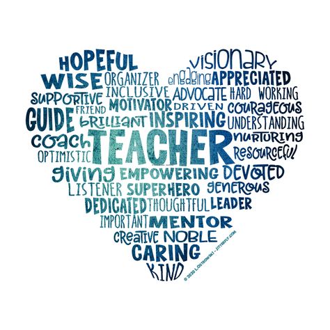 Heart Teacher Word Cloud is filled with kind, descriptive and inspiring teacher words. #teachergift #heartteachergift #teachermask #teacherfacemask #teachershirt #heartteacher #teacherwords #teacherwordcloud #teachermugs #teacherappreciation #teachergifts #teacherappreciationweek #teacherappreciationday Cloud Heart, Teachers Day Poster, Teacher Appreciation Quotes, Word Cloud Art, Message For Teacher, Words To Describe Yourself, Teacher T Shirts, Word Collage, Teacher Thank You Cards