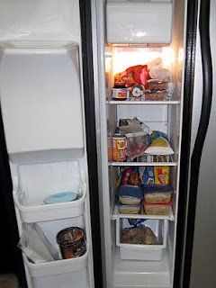 Organizing Freezer Upright, Freezer Organization Upright, How To Organize Fridge, Side By Side Fridge Organization, Fridge Side By Side, Organize Refrigerator, Refrigerator Organization Containers, Organize Fridge, Freezer Storage Organization