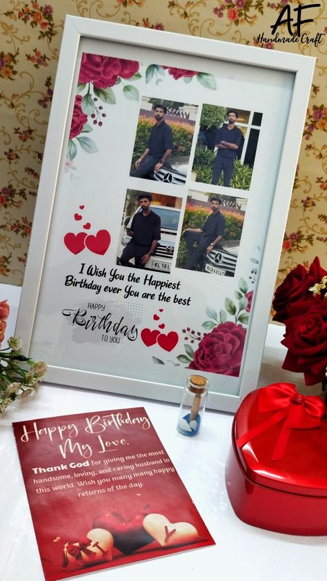 Perfect Gift for Husband Birthday....,👩‍❤️‍👨 DM for more details 💌 Happy Birthday Husband, Happy Returns, Happy Birthday Frame, Happy Birthday My Love, Happy Birthday Fun, Birthday Gifts For Husband, Birthday Frames, Happy Birthday Gifts, Husband Birthday