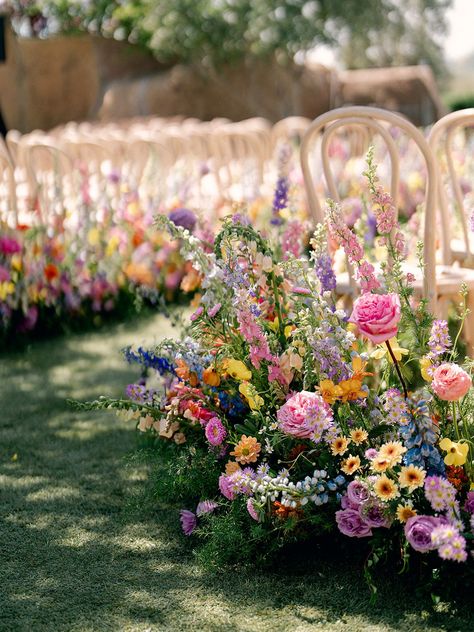 Cielo Farms, Wildflower Wedding Theme, Boda Mexicana, Bright Wedding, Future Wedding Plans, Wedding Theme Colors, Theme Color, Garden Party Wedding, Pastel Wedding