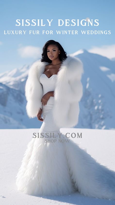 Winter Wedding Dress Fur, Fur Wedding Dress, Wedding Fur Coat, Bridal Cape Winter, Faux Fur Wedding Shawl, Winter Wedding Cape, Mountain Wedding Dress, Faux Fur Bridal Wrap, Winter Wedding Fur