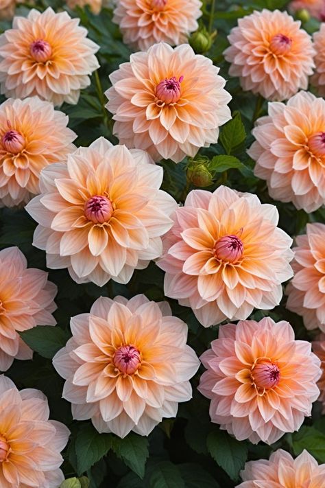 Explore a stunning collection of must-grow dahlia varieties for hot climates. Whether you're searching for bold garden colors or just love the beauty of different types of dahlia flowers, these top picks won't disappoint. Discover the best dahlia varieties to add vibrant flair to your garden this season. Dahlia And Peony Garden, Dream Flower Garden, Pastel Dahlias, Crysantenum Flower, Dahlia Wedding Flowers, Fall Dahlias, Types Of Dahlias, Daliah Flower, Farmstand Ideas