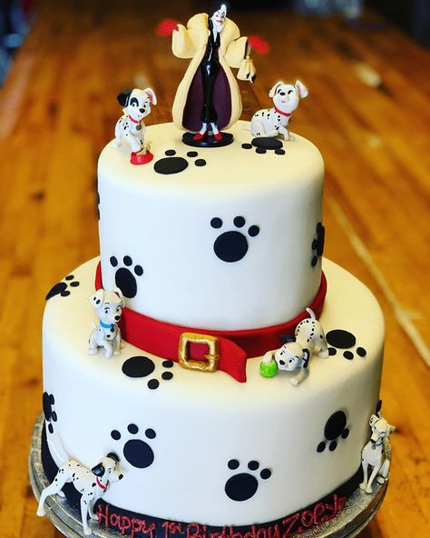 101 Dalmatians Cake Design Images (101 Dalmatians Birthday Cake Ideas) Dalmation Cake Ideas, Cruella Deville Cake Ideas, Dalmation Themed Birthday Party, 101 Dalmatians Cake Ideas, 101 Dalmation Birthday Party Ideas, 101 Dalmatians 1st Birthday Party, 101 Dalmation Birthday Party, 101 Dalmatians Birthday Cake, 101 Dalmatians First Birthday