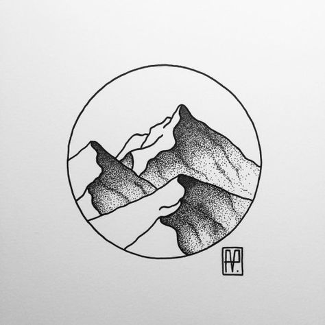 My Mountain #art #artwork #artist #tattoo #iblackwork #illustration #ink #photo #photography #pic #pen #sketch #stencil #design… Mountain Line Tattoo, Berg Tattoo, Stylo Art, Kunst Tattoos, Stippling Art, Mountain Drawing, White Drawing, Mountain Tattoo, Line Tattoo