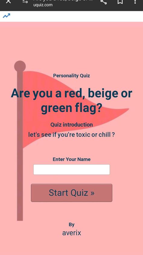 let's see which flag you are! Green Flags In A Girl, Things To Do Inside With Friends, Tests To Take When Bored, Green Flags In A Guy, Buzzerilla Viral, Buzz Quiz, Color Personality Quiz, Quizzes Funny, Fun Online Quizzes