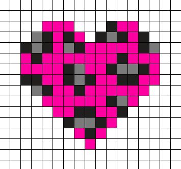 Scenecore Perler Beads, Skelanimals Pixel Art, Y2k Pixel Art Grid, Perler Beads Y2k, Cutecore Perler Bead, Perler Bead Scene, Perler Bead Patterns Scene, Perler Bead Patterns Emo, Carebear Perler