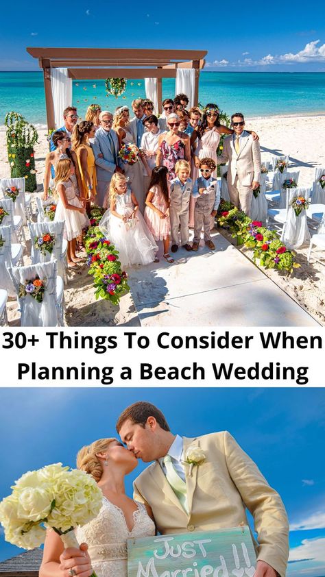 beach wedding Oceanfront Wedding, Beach Wedding Attire, Wedding Types, Caribbean Wedding, Wedding Venues Beach, Beach Weddings, Free Wedding, Wedding Locations, Just Married