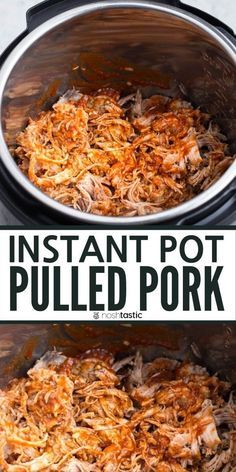 Pulled Pork Instant Pot Recipe, Instant Pot Pulled Pork Recipe, Pressure Cooker Pulled Pork, Pressure Cooker Recipes Healthy, Instant Pot Recipes Easy, Instant Pot Pulled Pork, Bbq Pork Recipes, Easy Pressure Cooker Recipes, Pulled Pork Recipe