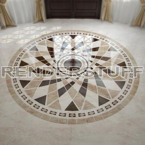 Circular Flooring Pattern, Circle Floor Pattern, Luxury Marble Flooring, Marble Inlay Floor, Marble Floor Pattern, Inlay Flooring, Marble Pattern Design, Entryway Tile, Floor Medallion