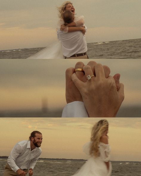 The most gorgeous beach elopement 🥹🤍 - - - - #authenticlovemag #elopement #elopementphotographer #charlestonsc #charlestonphotographer #weddingphotographer #couplephotography #documentaryphotography #beachelopement #romantics #diaryofahopelessromantic #theromanticsclub Beach Elopement Photography, Elopement Ideas Beach, Beach Elopement Photos, Beach Wedding Poses, Beach Elopement Pictures, Beach Elopement Ceremony, Michigan Elopement, Elopement Styling, Beach Wedding Photos