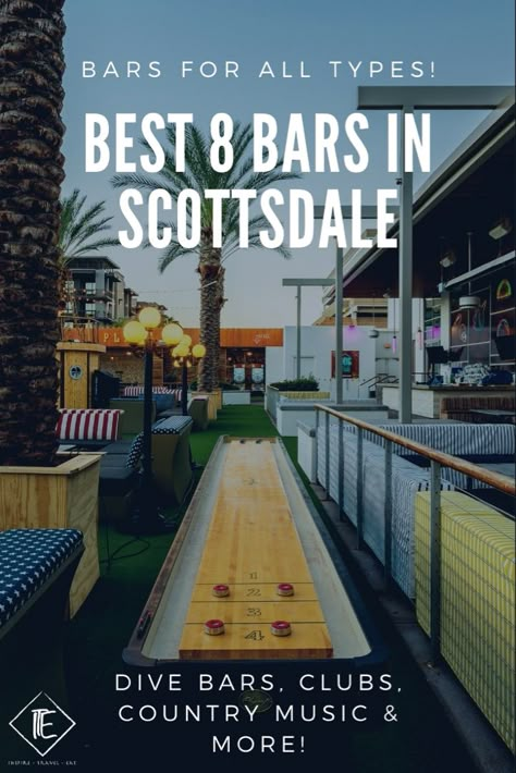 Bars In Phoenix Arizona, 21st Birthday Scottsdale, Scottsdale Outfits Fall, Scottsdale Arizona Bachelorette Party, Things To Do In Scottsdale Az, Scottsdale Itinerary, Scottsdale Outfits, Scottsdale Bars, Scottsdale Restaurants