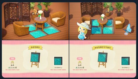 Acnh Pool Tile Code, Acnh Motifs Floor, Animal Crossing Floor Patterns, Acnh Disneyland, Acnh Summer, Outside Flooring, Glass Pool Tile, Motif Acnl, Animal Crossing 3ds