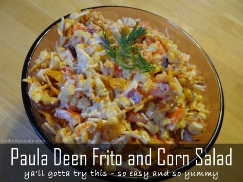 Frito Corn Salad, Corn Salad Recipe, Paula Deen Recipes, Soup Appetizers, Corn Salad Recipes, Summer Foods, Corn Salad, Dinner Appetizers, Paula Deen