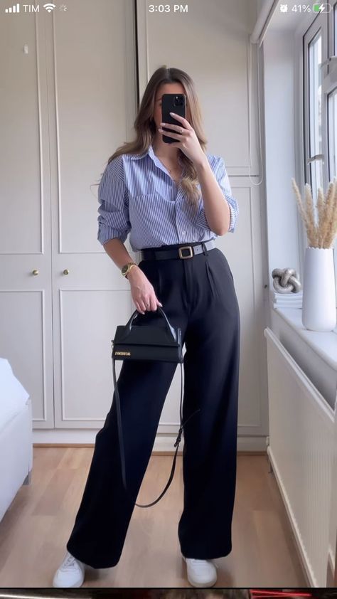 Elegantes Outfit Damen, Mode Hijabi, Casual College Outfits, Stylish Work Attire, Business Casual Outfits For Work, Everyday Fashion Outfits, Casual Day Outfits, Elegante Casual, Casual Work Outfit