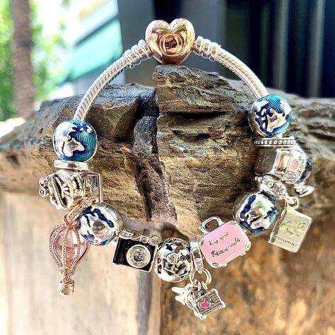 Oh the places you'll go! Summer is a great time to travel to see new sights or visit loved ones - and we have the perfect travel charms to represent all the places you will go this summer! Visit your favorite Pandora Las Vegas location or www.pandoralv.com to check out our new travel charms! #PandoraLasVegas #PandoraCharms #PandoraBracelet #PandoraJewelry #TravelCharms #OhThePlacesYou'llGo #AroundTheWorld #SummerTrip #Summer #Airplane #Suitcase #Camera #Globe Travel Pandora, Pandora Travel Bracelet Ideas, Pandora Travel Bracelet, Pandora Travel Charms, Pandora Travel, New Pandora Charms, Pandora Summer, Travel Charm Bracelet, Pandora Jewelry Box