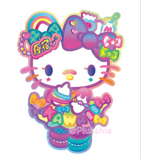 Kawaii Monster, Childhood Innocence, Hello Kitty Rooms, Charmmy Kitty, Hello Kitty Images, Hello Kitty Characters, Kitty Drawing, Fluffy Clouds, Hello Kitty Drawing