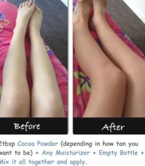 Having a tan gives you a glow that makes you look healthy rather than pasty and pale. It can also make you look slimmer. Here is the best and easy DIY Self Tanner tip to get tan quickly. Homemade Cocoa Powder, Diy Self Tanner, Homemade Cocoa, Hacks Lifehacks, How To Get Tan, Light Girls, House Of Beauty, Self Tanner, Winter Beauty