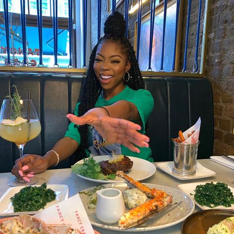 WUNMI BELLO on Instagram: “Cheese ball life in @fancycrab.london today. Nails by my lovely @naild.byjae” Restaurant Pics, Black Femininity, London Today, Black Luxury, Date Dinner, Cheese Ball, Rich Girl, Brown Skin, Black Is Beautiful