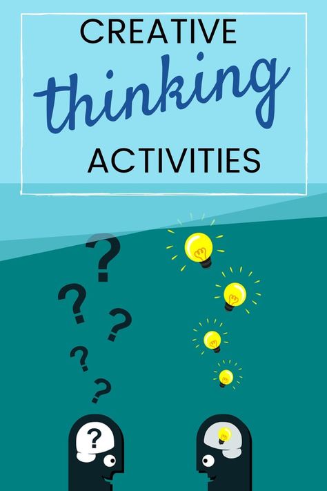 Creative Thinking Quotes, 6 Hats Thinking Activities, Entrepreneur Activities For Students, Student Enrichment Activities, Out Of The Box Thinking, Non Curricular Thinking Tasks, Critical Thinking Activities For Adults, Thinking Thursday Activities, Building Thinking Classrooms