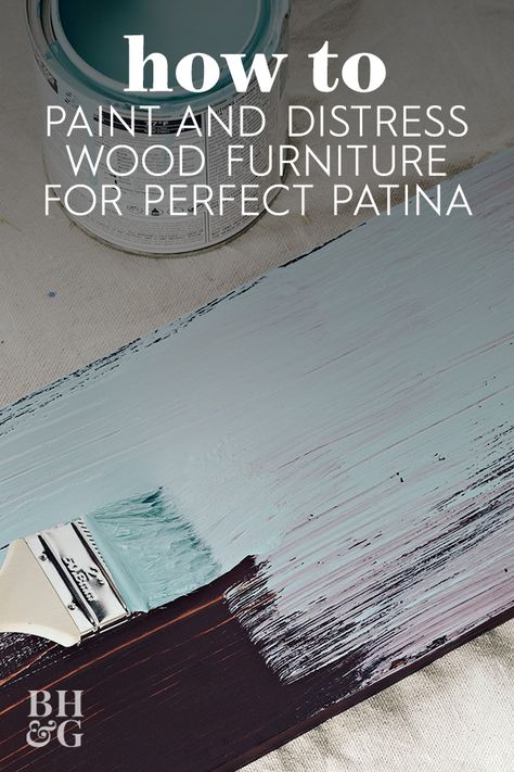 How To Rustic Paint Wood, Distressed Gray Furniture, How To Make Wood Look Distressed, How To Distress Wood With Paint Diy, How To Paint And Distress Wood Furniture, Painting And Distressing Wood Furniture, How To Age Painted Wood, How Do You Destress Furniture, Distress Painted Wood Diy