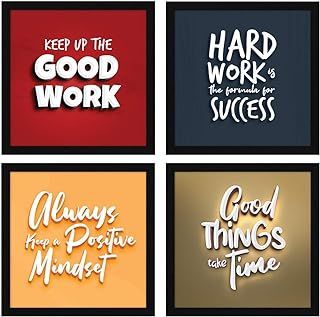 Amazon.in : inspirational home decor Wall Posters Quotes, Work Success, Quotes For Success, Powerful Motivational Quotes, Study Room Decor, Framed Quotes, Motivational Wall, Wall Frames, Diwali Gifts