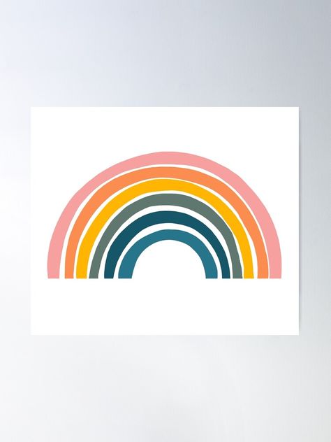 Nordic Colour Palette, Neutral Rainbow Aesthetic, Earth Tone Rainbow Color Palette, Rainbow Colour Palette, Rainbow Logo Ideas, Rainbow Color Palette, Nordic Color Palette, Muted Rainbow Color Palette, Neutral Rainbow Painted Wall