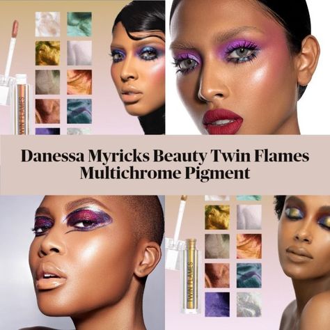 Danessa Myricks Beauty has just released their new Twin Flames Multichrome Pigment and we've got all the details!  The pigments are priced at $26 each. 
The post Danessa Myricks Beauty Twin Flames Multichrome Pigment appeared first on BeautyVelle | Makeup News. Danessa Myricks, Liquid Shadow, Makeup News, Twin Flames, Twin Flame, Makeup Art, The Details, Halloween Face Makeup, Twins